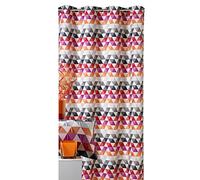 HomeMaison.COM HM69851509 Rideau Ameublement Jacquard Polyester Mandarine 140 x 260 cm