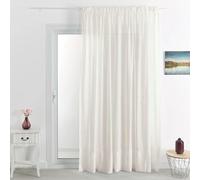 HomeMaison.com Rideau Brodé - Rideau Cornely - Rideau Occultant - Rideau Blanc - Rideau 240X240