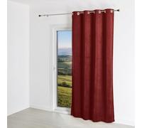 HomeMaison.com Rideau Suedine - Rideau Uni - Rideau Occultant - Rideau Marsala - Rideau 140X260