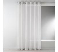 HomeMaison.com Voilage en Etamine - Voilage Fantaisie - Voilage Occultant - Voilage Blanc - Voilage 300X260