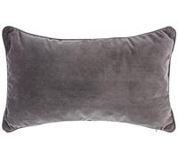Atmosphera Créateur d'intérieur - Coussin Déhoussable "Lilou" 50x30cm Gris Foncé Gris foncé G