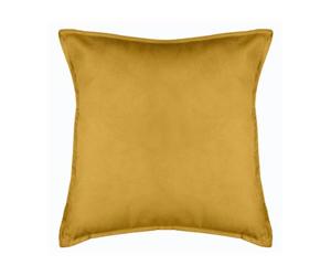 HomeMaison Coussin Uni Déhoussable, Polyester, Ocre, 45x45 cm