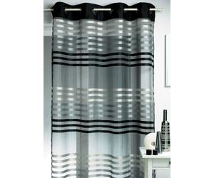 HomeMaison HM690889175 Bleu Rideau en Organza Rayé