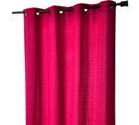Homemaison HM698814678 Panneau Ameublement Jacquard Uni Trame Barcelona Prune 140 x 260 cm