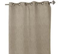 Homemaison HM698860054 Panneau Ameublement Jacquard Froissé Poker Ivoire 130 x 260 cm