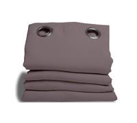 Moondream DecibelControl™ Rideau Anti-Bruit 3en1 | Isolation Phonique | Thermique Hiver+Été | 100% Occultant | Technologie Brevetée | Fabrication UE | Oeillets | Gris MC7305 | 140L x 300H cm
