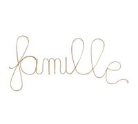 Homemaison Mot fil de laiton doré FAMILLE