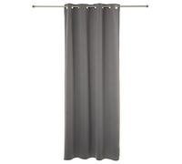 Lot de 2 rideaux occultants gris 135x240cm - Atmosphera Créateur d'intérieur