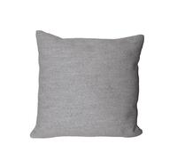 Homemaison QABANE - Housse de Coussin Unie - Polyester Carré - Décoration Fauteuil ou Canapé - Design Simple et Élégant - Coussin de Garnissage Non Inclus - 45 x 45 cm - Gris
