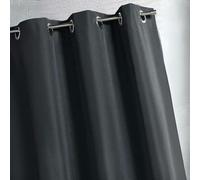 HomeMaison Rideau Ameublement -Rideau en Toile - Rideau Outdoor -Rideau d'Ameublement Gris Anthracite- Rideau 140 X 260 cm