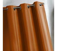 HomeMaison Rideau Ameublement -Rideau en Toile - Rideau Outdoor -Rideau d'Ameublement Terracotta- Rideau 140 X 260 cm