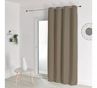 HomeMaison Rideau Occultant - Rideau M1 - Rideau Non feu-Taupe- Rideau 240 X 260 cm