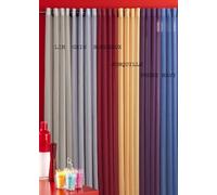 Homemaison - Voilages en Etamine Unie à Oeillets - 100% Polyester - Tissu Oeko-Tex - 8 Oeillets Carré Bronze - Bas Plombé - Ourlets Renforcés - 140 x 240 cm - Rose Blush