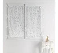 HomeMaison Voilages en Paire - Voilage etamine - Voilage Imprimé - Voilage Or - Voilage etamine 60 X 120 cm