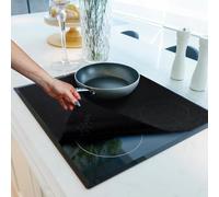 HomeMakers Tapis de protection translucide pour plaque à induction | Grand tapis de cuisine 61 x 53 cm (magnétique) pour protéger les plaques de cuisson contre les rayures | Housse de cuisinière