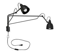 Homemania Applique Murale, métal, Noir