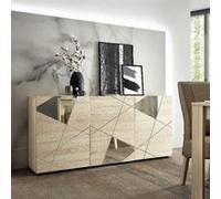 Homemania Armoire multifonctionnelle Vittoria - Blanc - 180,5 x 40,4 x 56,4 cm