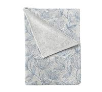 Homemania Couverture Tender Light - Plaid - pour Canapé, Lit, Chambre -Gris en Microfibre, 120 X 160cm