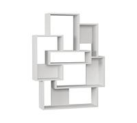 Homemania Decortie by Bibliothèque, Bibliothèque Barce, Blanc/Blanc