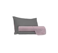 Homemania Ensemble de draps Double - Rose, gris - 150 x 300 cm