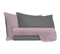 Homemania Ensemble de draps Double - Rose, gris - 240 x 300 cm
