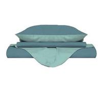 Homemania Enveloppe de couette Double - Octanium, Vert - 200 x 200 cm Vert G