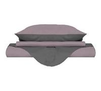 Homemania Enveloppe de couette Double - Rose, gris - 250 x 200 cm Rose G