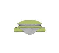 Homemania Enveloppe de couette Double - Vert, Gris - 250 x 200 cm