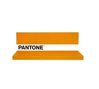 Homemania Étagère Shelfie - Décoration Murale, Porte-Objets, Carré - avec Étagères - pour Le Salon, la Chambre à Coucher - Orange, Blanc, Noir en Métal, 60 X 14 X 13 cm