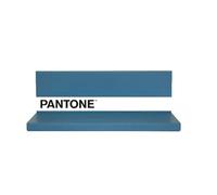 Homemania Étagère Shelfie - Décoration Murale, Porte-Objets, Carré - avec Étagères - pour Le Salon, la Chambre à Coucher - Bleu, Blanc, Noir en Métal, 40 X 14 X 13 cm