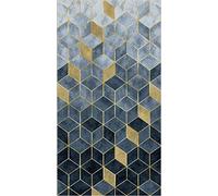 Homemania EXFAB215-60X100CM Tapis imprimé 3D 1 pour Salon, Chambre, Chambre à Coucher, Chambre à Coucher, Impression Moderne, Multicolore, Polyester, Coton, 60 x 100 cm