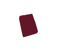 Homemania Feuille avec coins Simple - Bordeaux - 90 x 200 cm