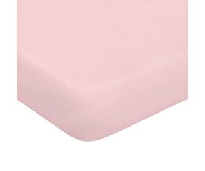 Homemania Feuille avec Coins Two - Double, Couleur Unie - Drap Housse - pour Le Lit - avec Taie d'oreiller Rose en Coton, 170 X 195cm