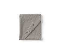 Homemania Fiche Two - Double, Couleur Unie - pour Le Lit - avec Taie d'oreiller Gris en Coton, 240 X 280cm