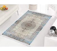 Homemania HALI-95117 Tapis Imprimé Solaire 1 Impression Moderne Multicolore Textile 80 x 150 x 0,1 cm