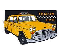 Homemania HOMAX_4304 Applique murale Fun Noir Jaune Métal Plastique 41 x 8 x 26,5 cm