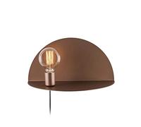 Homemania Lampe murale Shelfie, applique en cuivre, 40 x 20 x 20 cm, 1 x E27, 100 W max.