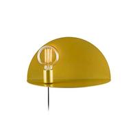 Homemania Lampe murale Shelfie, Applique, Or en métal, 40 x 20 x 20 cm, 1 x E27, Max 100 W