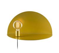 Homemania Lampe Murale Shelfie, Applique, Or en métal, 50 x 25 x 25 cm, 1 x E27, Max 100 W
