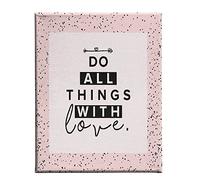 Homemania Tableau Citation - Citations - pour Salon, Chambre -Multicouleur en Polyester, Bois, 45 X 3 X 70cm - HM20KNV45x70-114