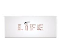 Homemania Tableau Citation - Citations - pour Salon, Chambre -Multicouleur en Polyester, Bois, 70 X 3 X 100cm - HM20KNV70x100-135