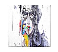 Homemania Tableau Femme - 3 Pieces - Portrait - pour Salon, Chambre - Multicouleur en Polyester, Bois, 69 X 3 X 50cm - HM203PKNV-41