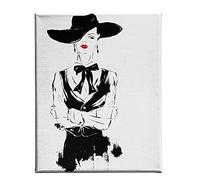 Homemania Tableau Femme - Portrait - pour Salon, Chambre - Multicouleur en Polyester, Bois, 45 X 3 X 70cm - HM20KNV45x70-41