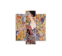 Homemania Tableau Inspirations des Auteurs - 3 Pièces - Art et Graffiti - du Salon, de la Chambre - Multicouleur en MDF, 57 X 0,3 X 60cm - HM203MDF243