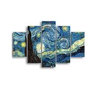 Homemania Tableau Inspirations des Auteurs - 5 Pièces - Art et Graffiti - pour le Salon, la Chambre -Multicouleur en MDF, 95 X 0,3 X 60cm - HM205MDF141