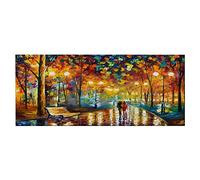 Homemania Tableau Parc - Art et Graffiti - pour Salon, Chambre -Multicouleur en Polyester, Bois, 70 X 3 X 100cm - HM20KNV70x100-48