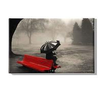 Homemania Tableau Parc - Villes et Paysages - pour Salon, Chambre - Multicouleur en Polyester, Bois, 45 X 3 X 70cm
