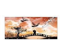 Homemania Tableau Pont - Art et Graffiti - pour Salon, Chambre -Multicouleur en Polyester, Bois, 70 X 3 X 100cm