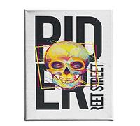 Homemania Tableau Skull - Citations - pour Salon, Chambre -Multicouleur en Polyester, Bois, 45 X 3 X 70cm