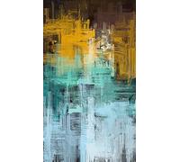 Homemania Tapis imprimé, 25% Polyester, 75% Coton, Multicolore